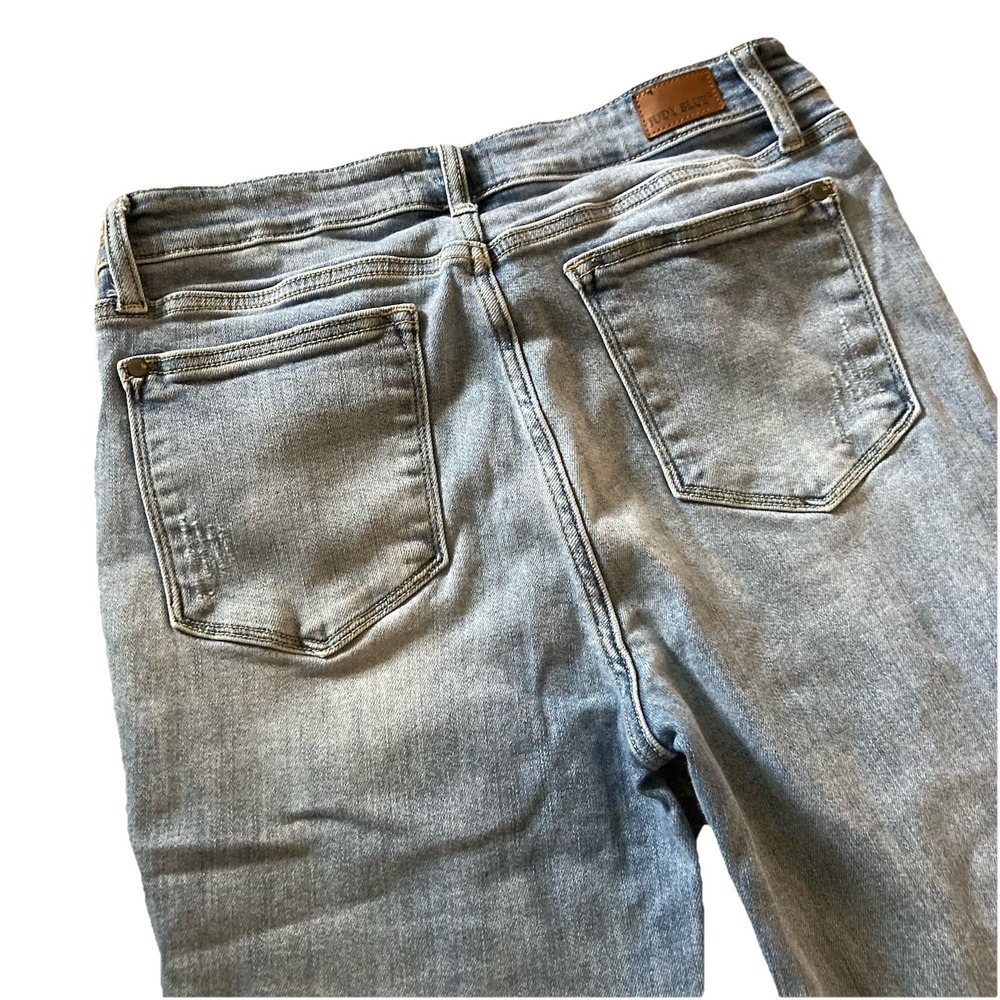 Judy Blue Bootcut Jeans Women's 13/31 High Rise Light Wash Denim Western - Picture 8 of 10